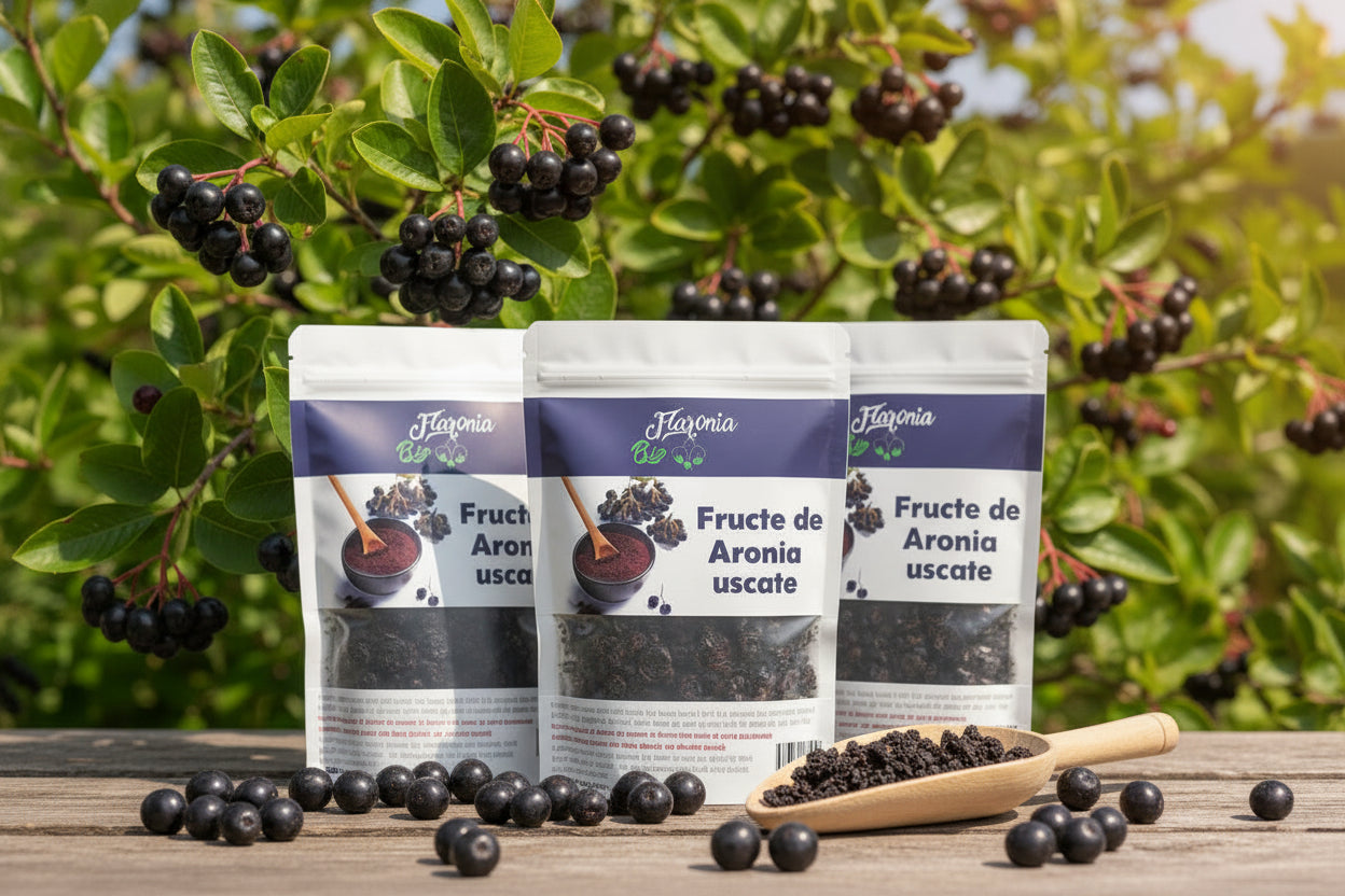 Fructe de aronia uscate